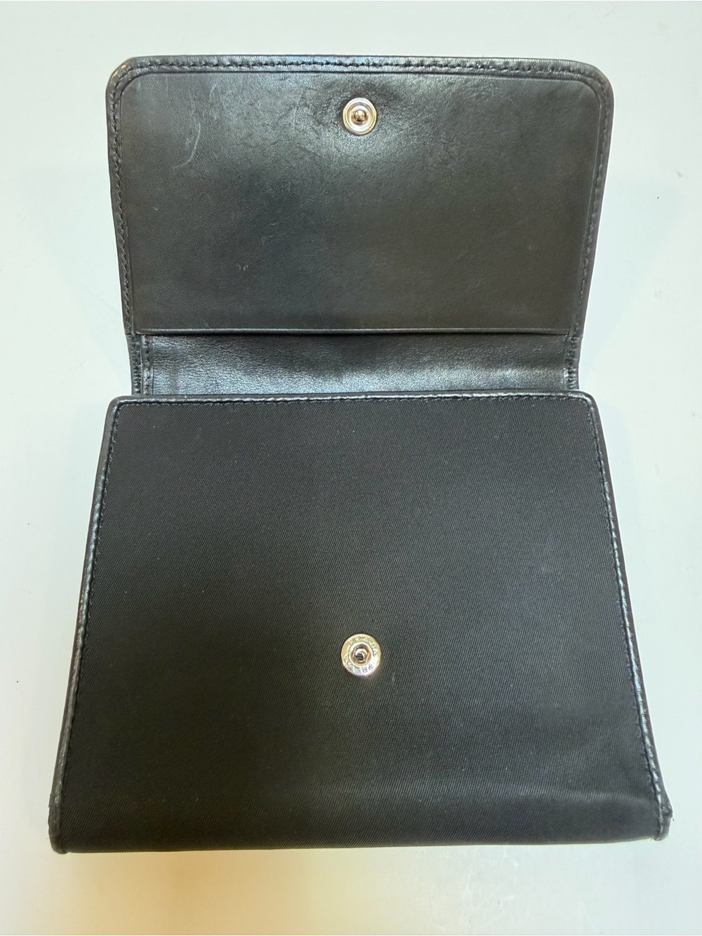 Prada Evening Heart Black Wallet EUC - Picture 14 of 16